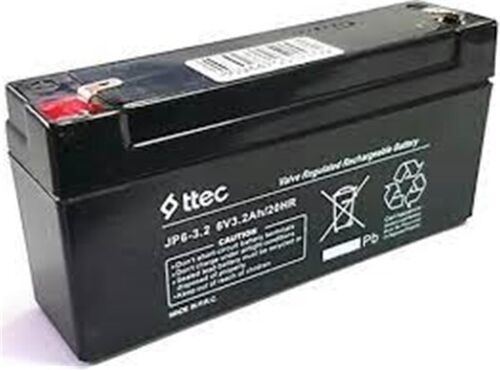 Ttec 6V 3.2AH Bakımsız Kuru Akü - TTEC PLUS