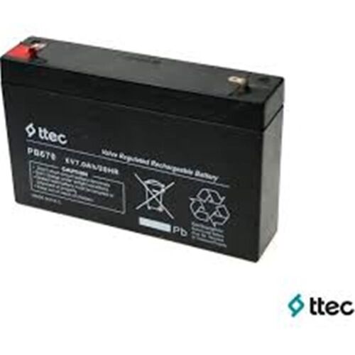 Ttec 6V 7AH Bakımsız Kuru Akü - 1