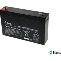 Ttec 6V 7AH Bakımsız Kuru Akü - 1