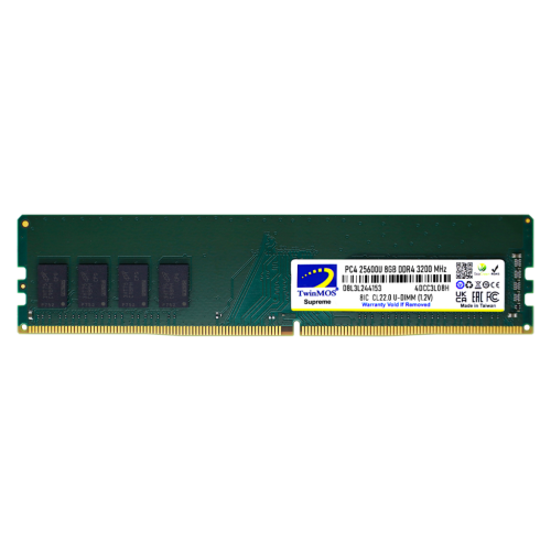 TwinMOS MDD48GB3200D, 8GB, DDR4, 3200MHz, 1.2V Desktop Ram - TwinMOS