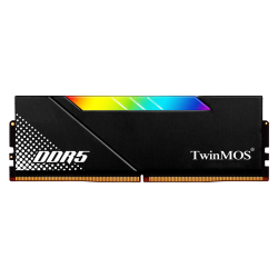 TwinMOS TMD516GB6000URGB36B, VoltX, 16GB, DDR5, 6000MHz, CL36, 1.35V, RGB, Desktop Ram (Soğutuculu) - 1