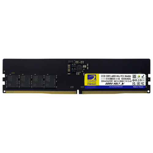TwinMOS TMD532GB4800U40, 32GB, DDR5, 4800MHz, CL40, 1.1V Desktop Ram - TwinMOS