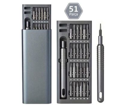 UF-TOOLS 840117 Hassas Bits Uçlu 51 Parça Tamir Seti - 1