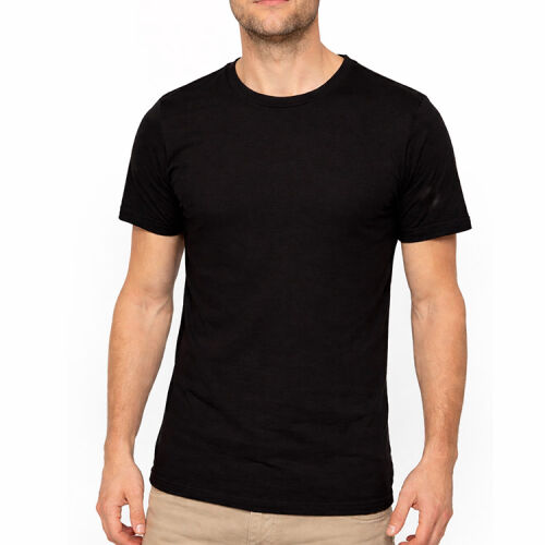 Unisex Siyah T-Shirt %100 Pamuklu - OFİSOMİ-T