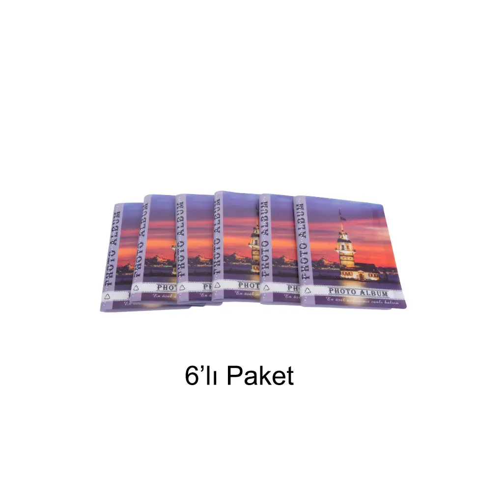 10x15cm Promosyon Fotoğraf Albümü - 6'lı Paket
