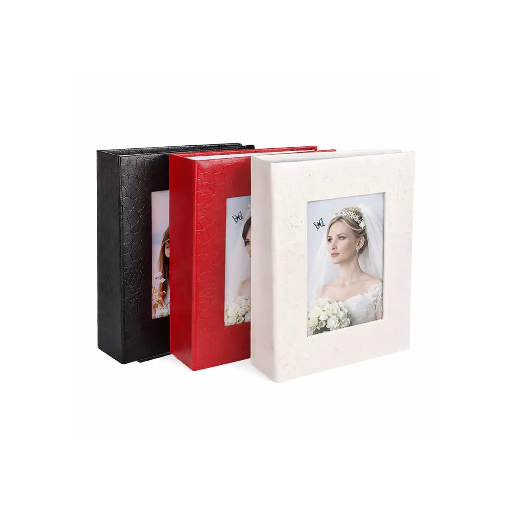200'lük 10x15cm Deri Pencereli Fotoğraf Albümü