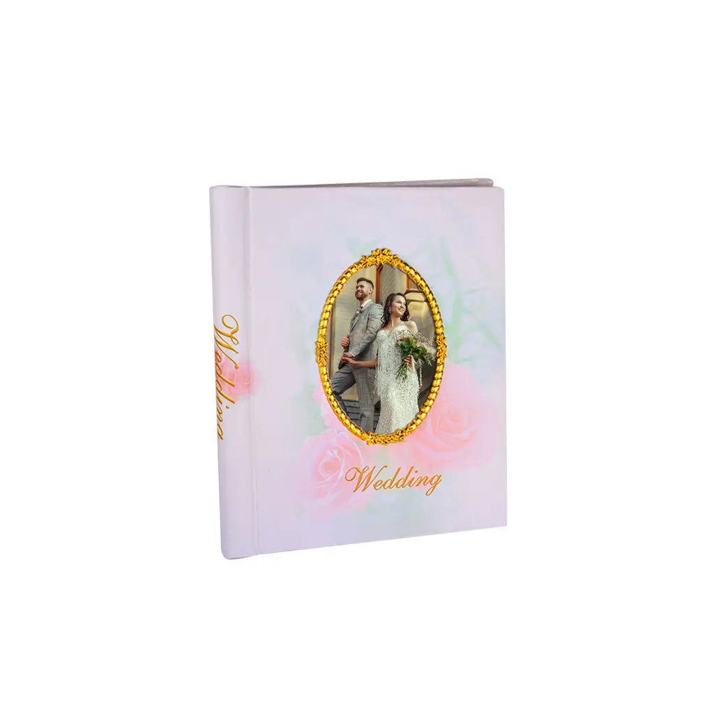 30 Yaprak Yapışkanlı Pencereli Wedding Fotoğraf Albümü - 25x29cm