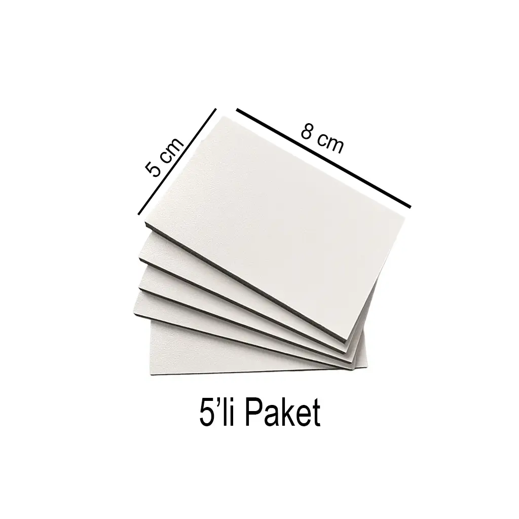 5'li Paket Süblimasyon Ahşap - 5x8cm