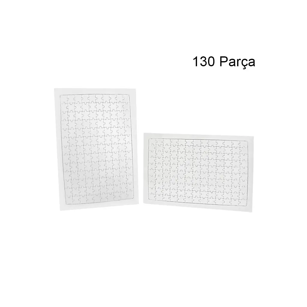 5'li Paket Süblimasyon Dikdörtgen Puzzle A3 - 130 Parça