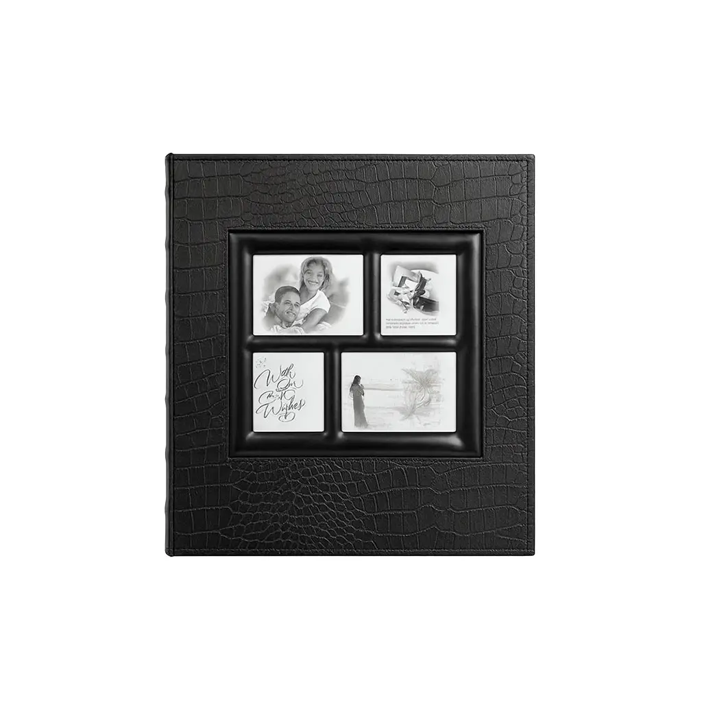500'lük Deri Siyah Fotoğraf Albümü - 10x15cm