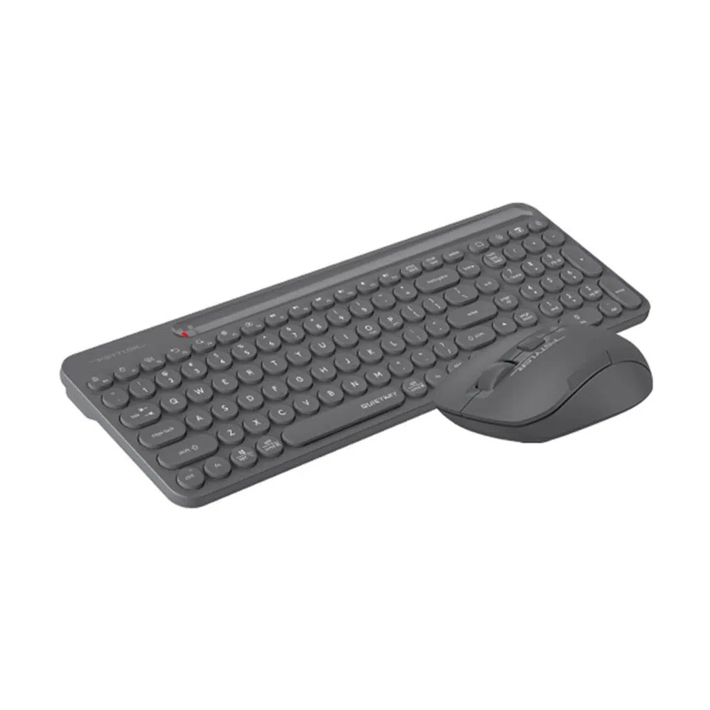 A4 Tech FG3300 Air2 2.4G Gri Q Klavye Fn-Mm Klv+Optik Mouse Sessiz Kablosuz Set
