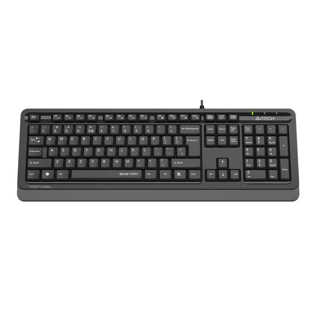 A4 Tech Fk10 Q Usb Quitkey Sessiz Gri Tr Fn-Multimedya Klavye