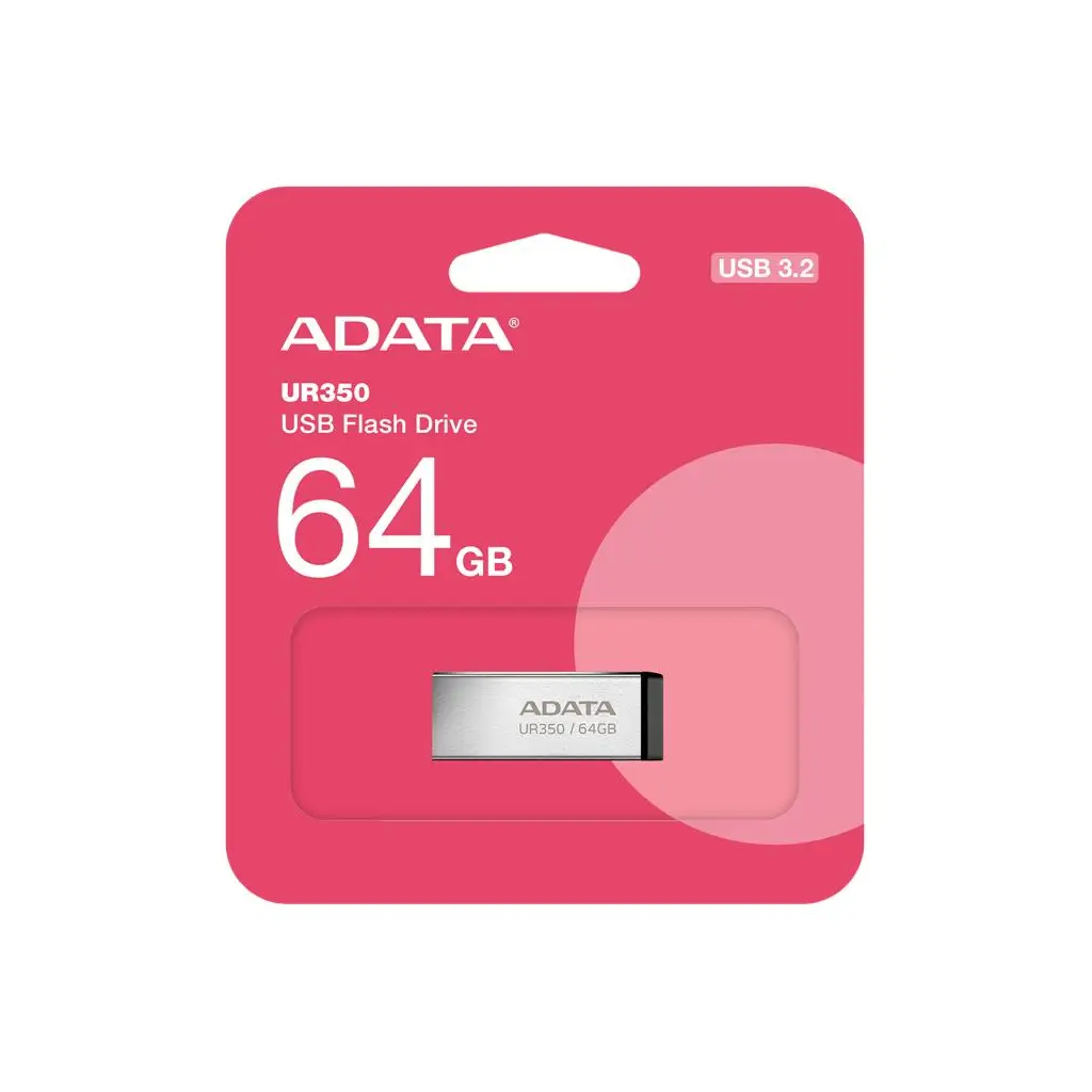 Adata UR350-64G 64GB USB3.2 Gen1 Metal Flash Bellek