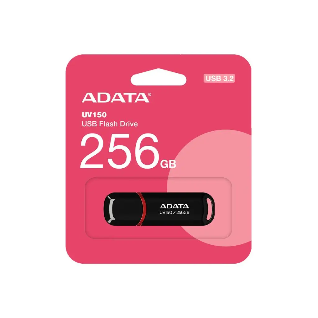 ADATA UV150-256GB USB3.2 Gen1 Black Flash Bellek