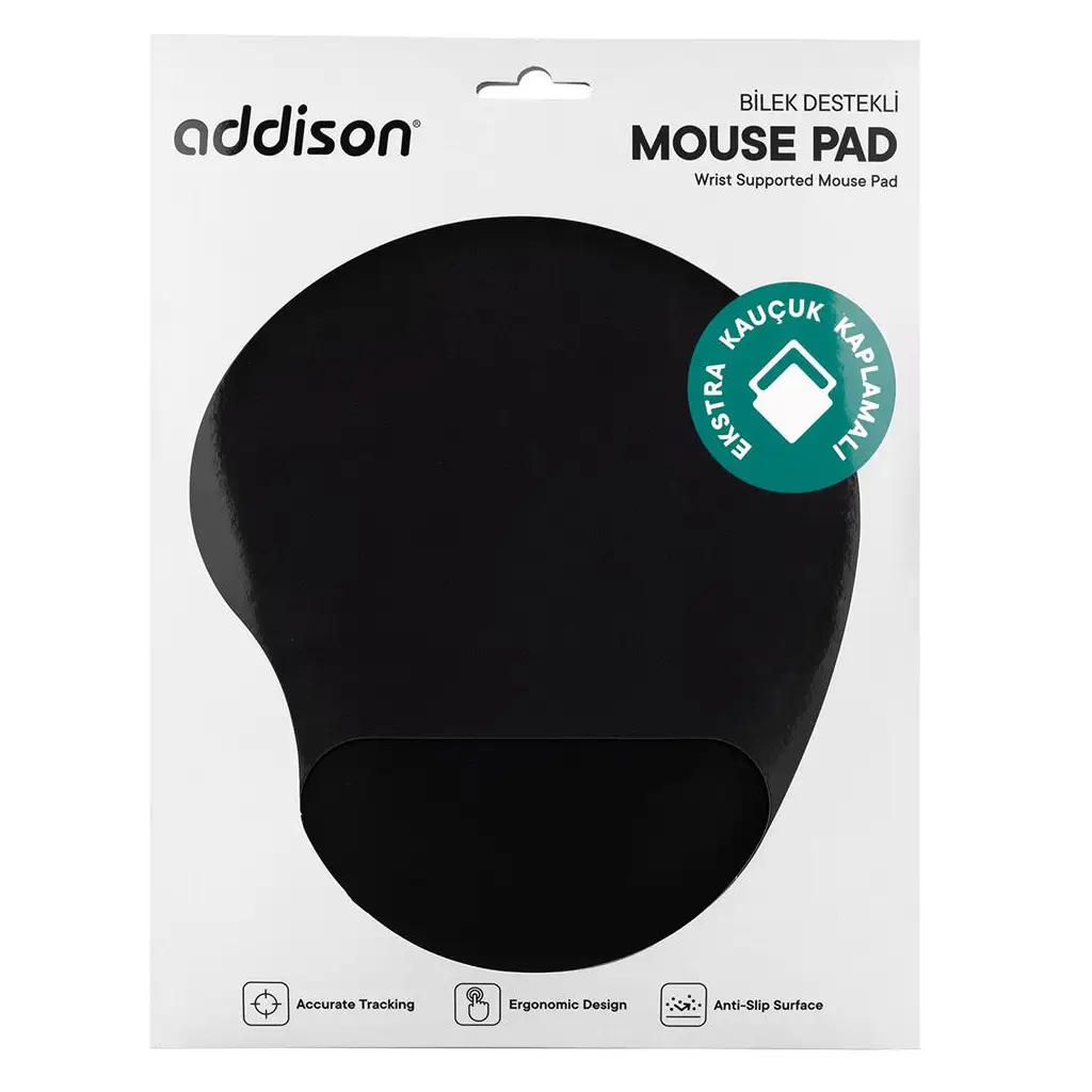 Addison 300152 Siyah Bileklikli Jel Mouse Pad