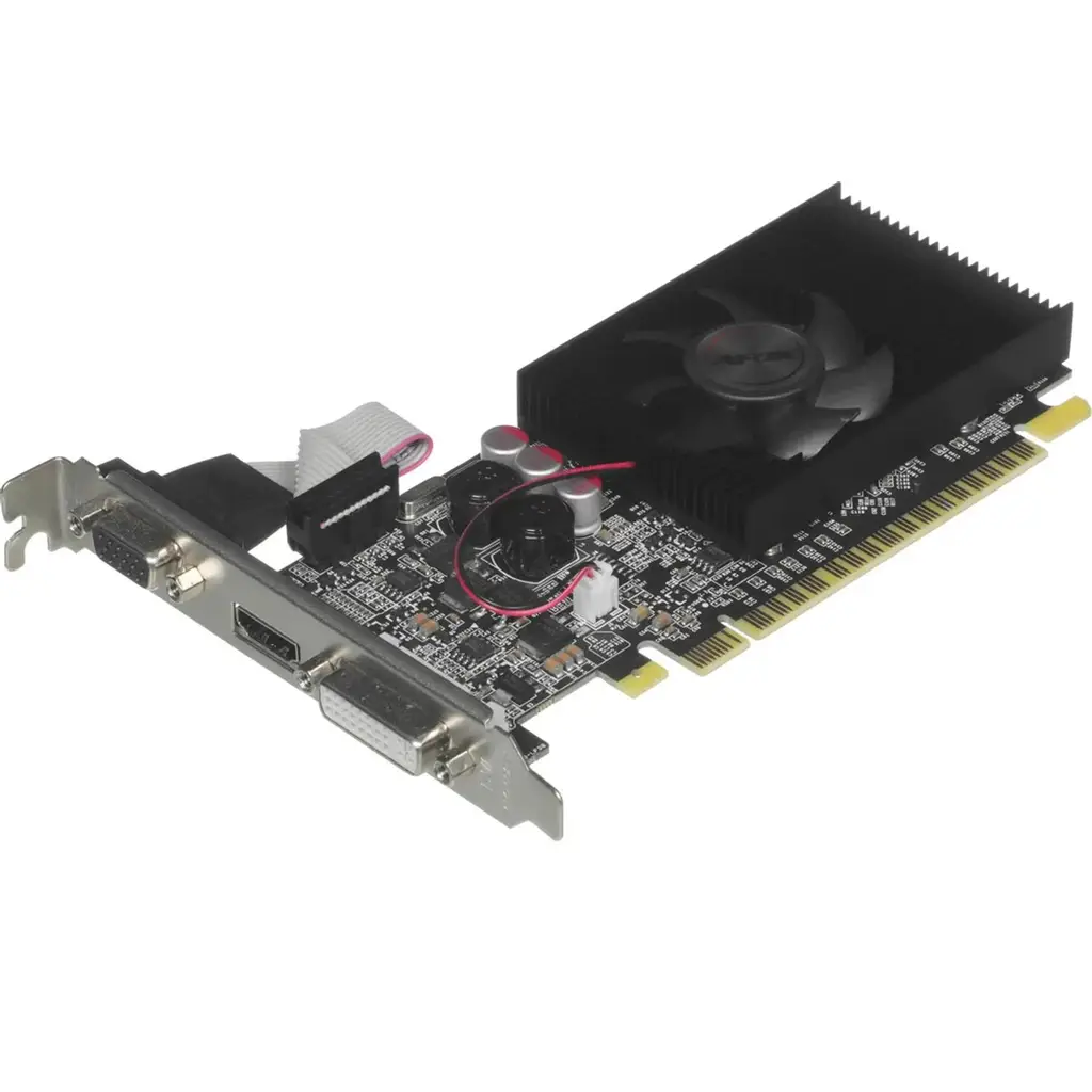 Afox Geforce Gt610 2gb Ddr3 64bit AF610-2048D3L6 DVI HDMI VGA LP Single Fan Ekran Kartı
