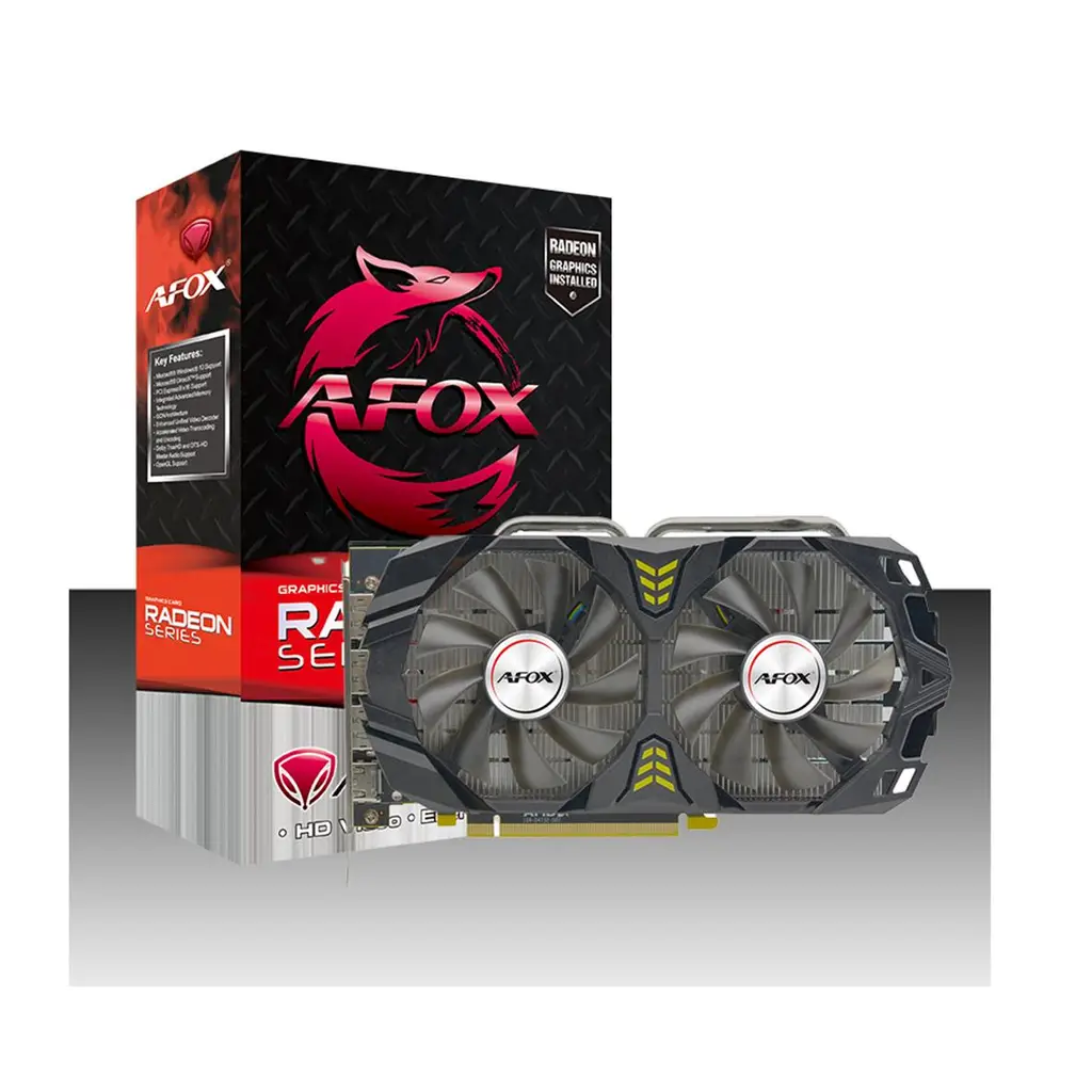 Afox Radeon RX580 2048SP AFRX580-8192D5H3-V3 8gb Gddr5 256BIT DX12 Hdmi 2xDp Ekran Kartı