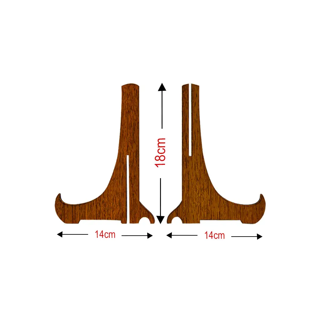 Ahşap Teşhir Ayak Standı - 18cm