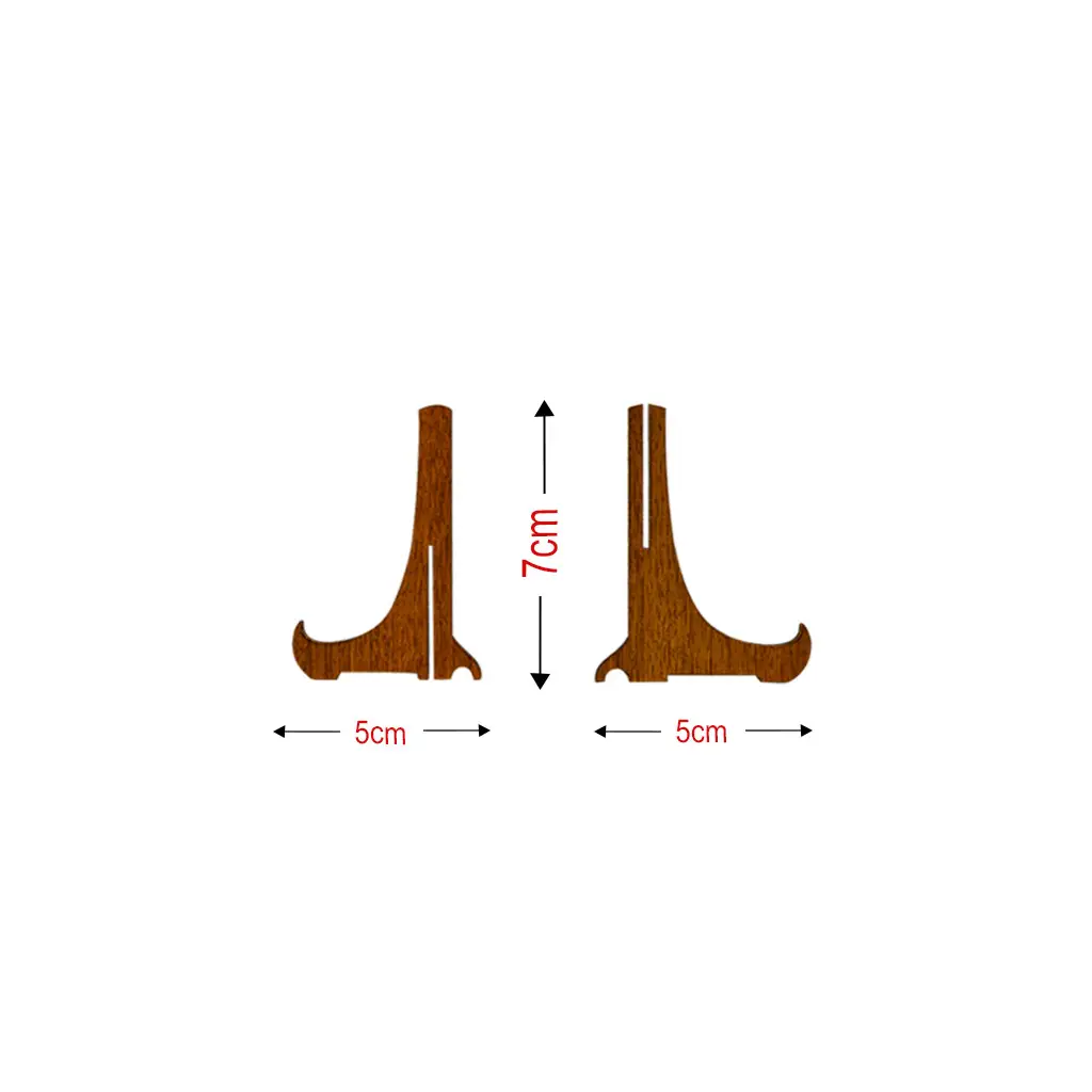 Ahşap Teşhir Ayak Standı - 7cm