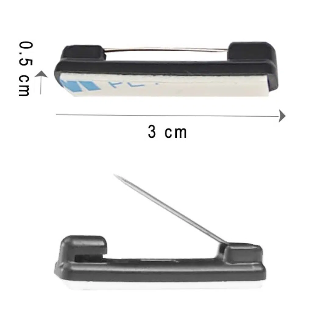 Arkası Yapışkanlı İğne 3 cm - Küçük Boy