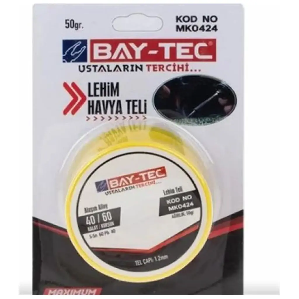 Bay-tec Lehim Havya Teli 50 Gr 1,2 Mm Mk-0424