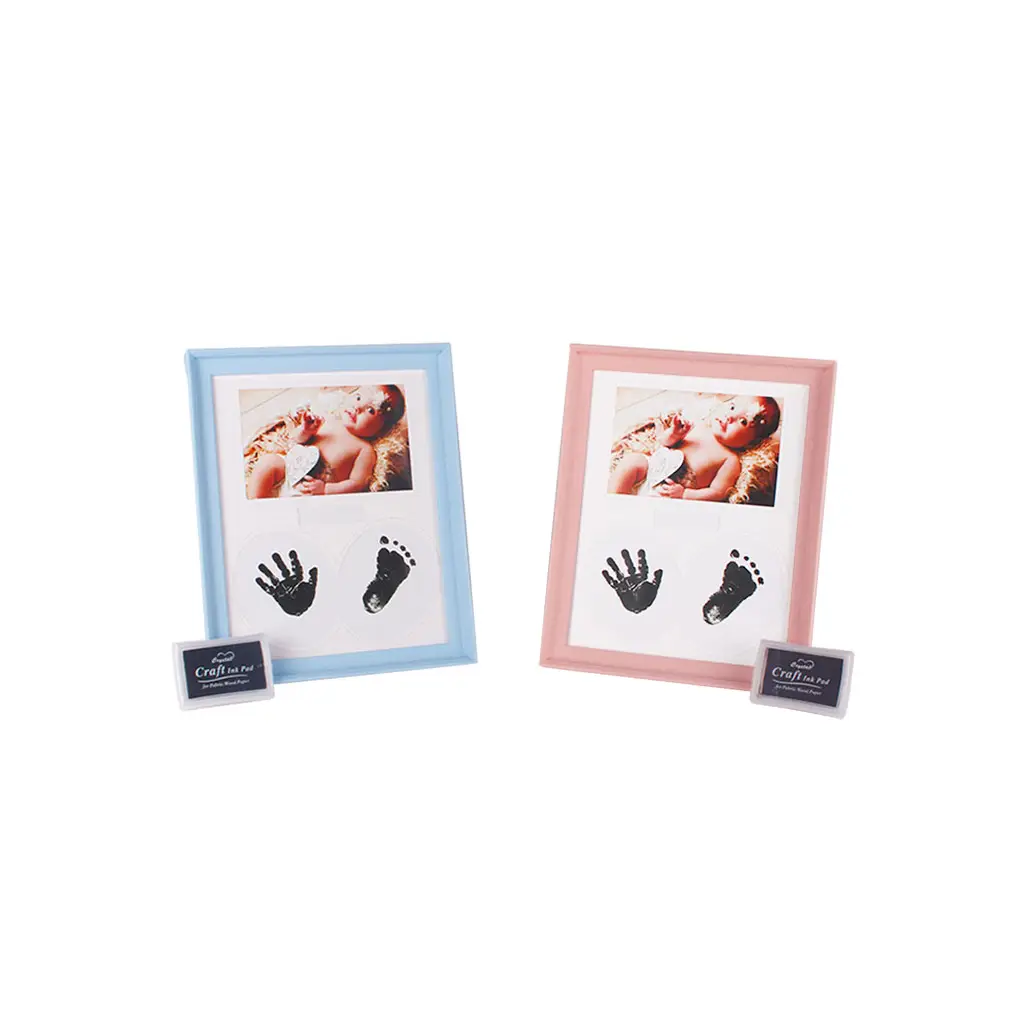Bebek El ve Ayak İzi Fotoğraf Çerçevesi - 22x27cm