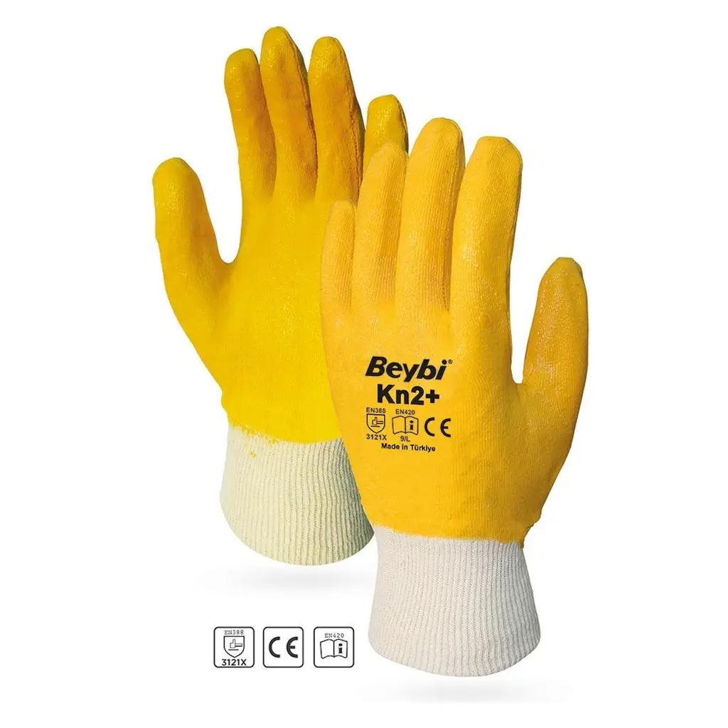Beybi Nitril PMK KN2+Plus Eldiven 10 Beden 12li Paket