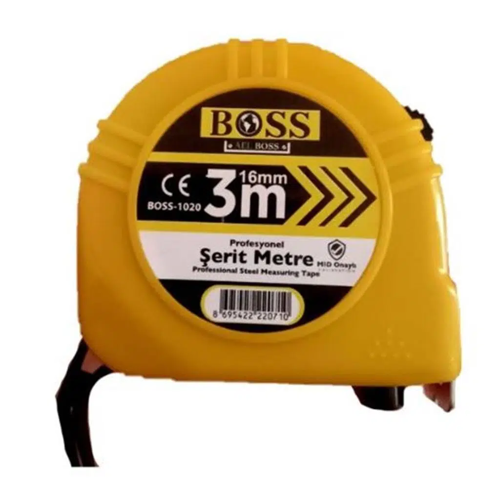 Boss Şerit Metre 16mm 3 metre