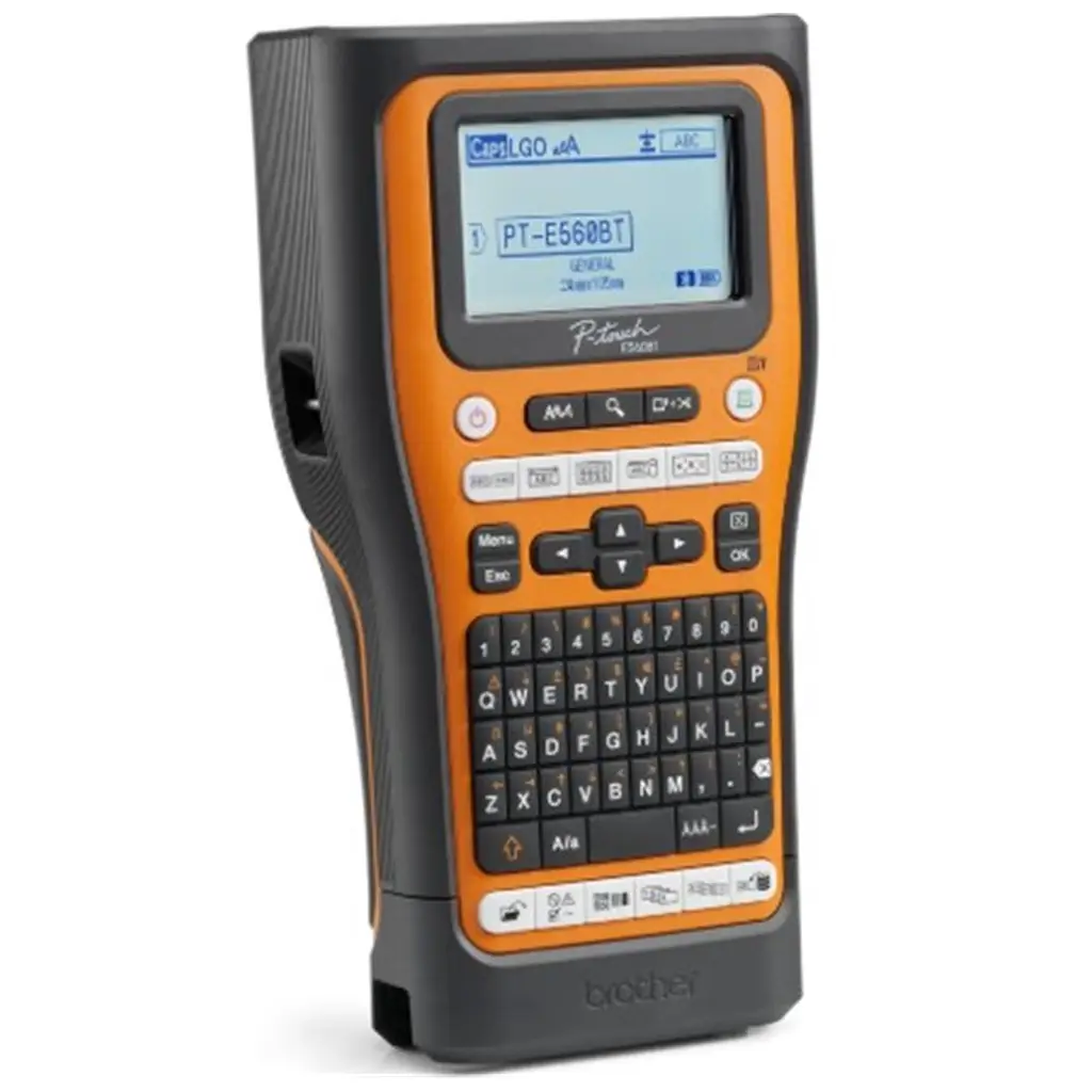 Brother P-Touch PT-E560BTVP 6-24MM Baskı Etiket Yazıcı El Tipi Bluetooth USB Bağlantı (Pil Dahil)