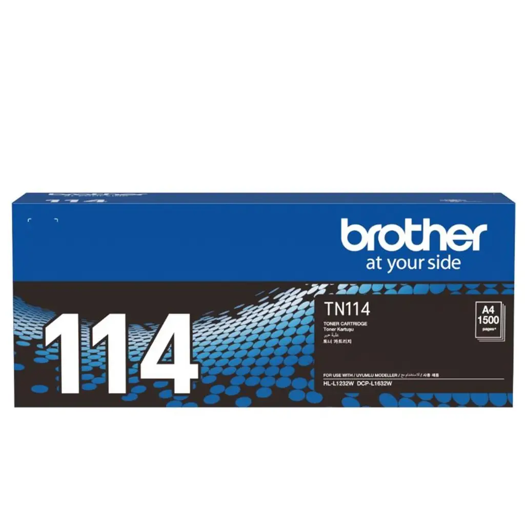 Brother TN-114 1.500 Sayfa Black Siyah Toner HL-L1232W DCP-L1632W