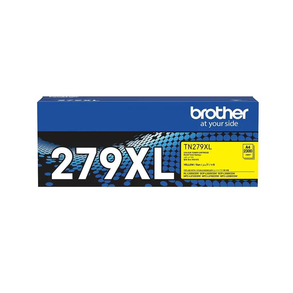 Brother TN-279XLY Yellow Sarı Toner HL-L3280CDW DCP-L3520-3560 MFC-L3720-3760-8390 2.300 Sayfa