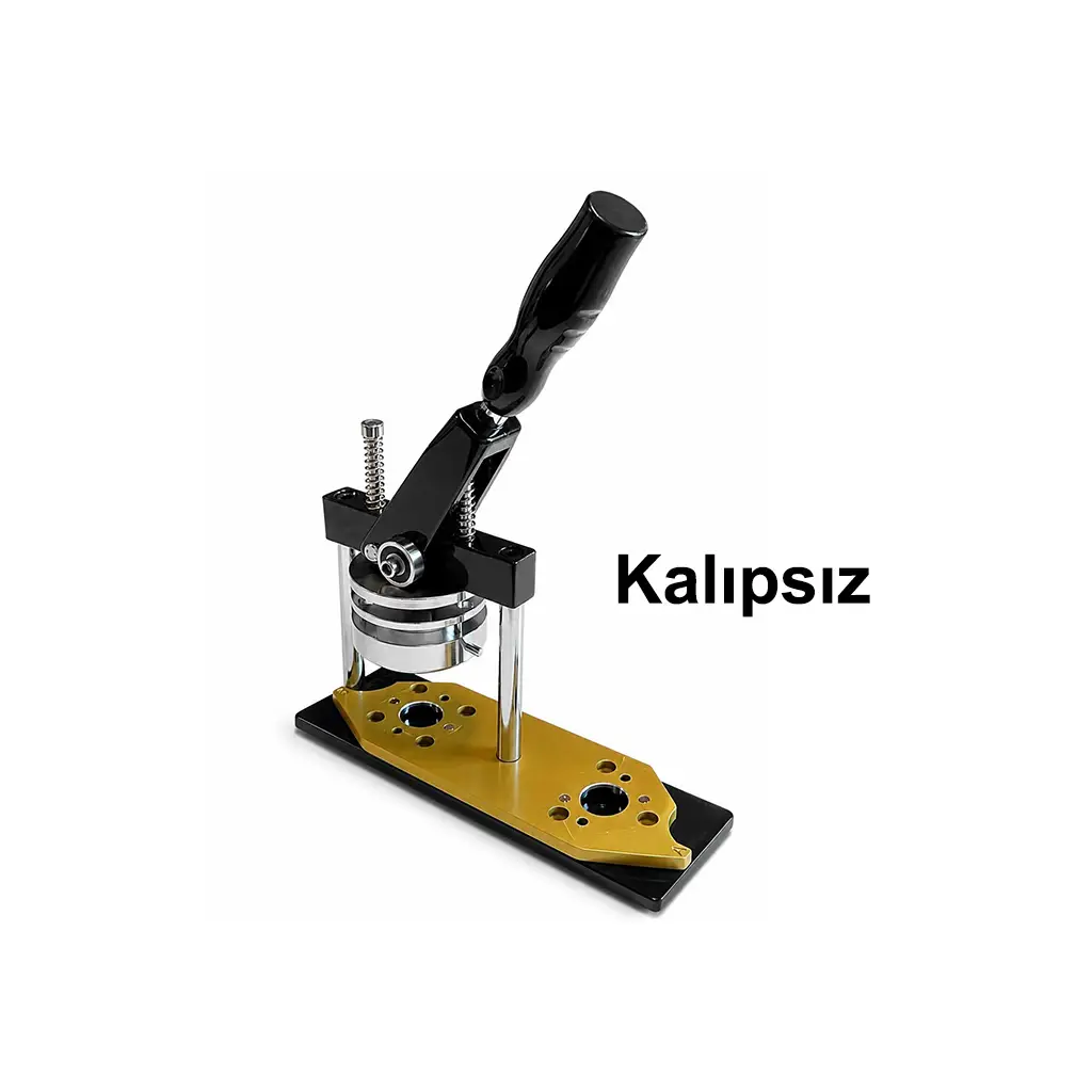 Buton Rozet Pres Baskı Makine Gövdesi - Kalıpsız