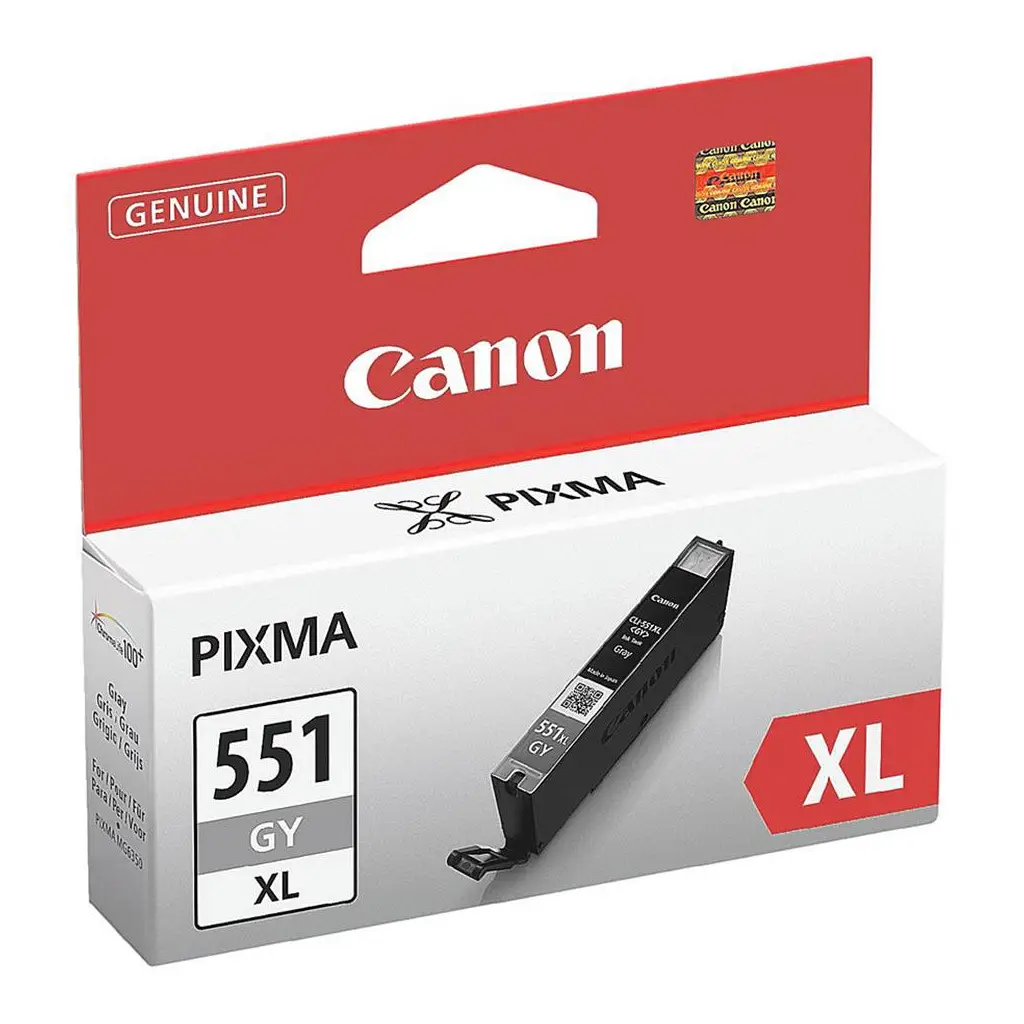 Canon CLI-551XL GY Gray Gri Yüksek Kapasiteli Mürekkep Kartuş IP7250 MX925