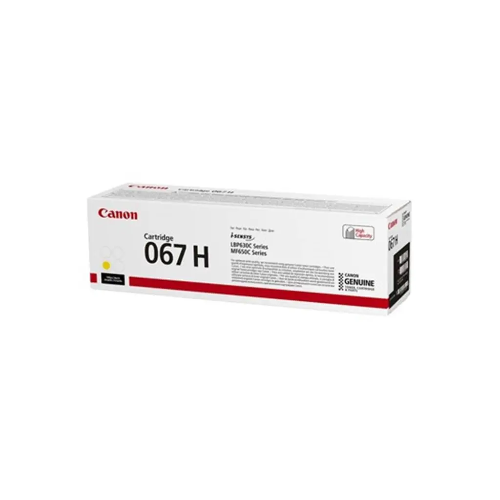 Canon CRG-067H Y Yüksek Kapasiteli Sarı Toner 2.350 Sayfa MF65X