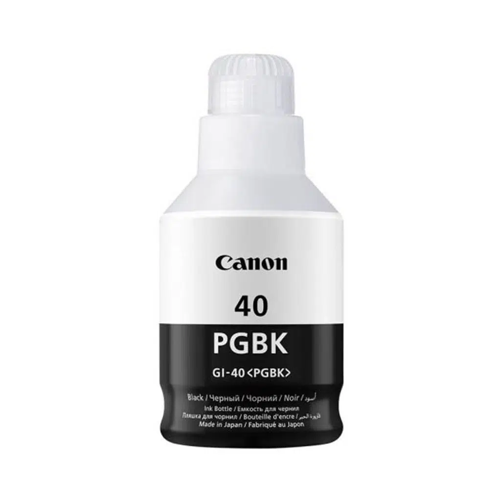 Canon GI-40 (PGBK) Siyah 170ml Orjinal Mürekkep (G5040-G6040-G7040-GM2040-GM4040)