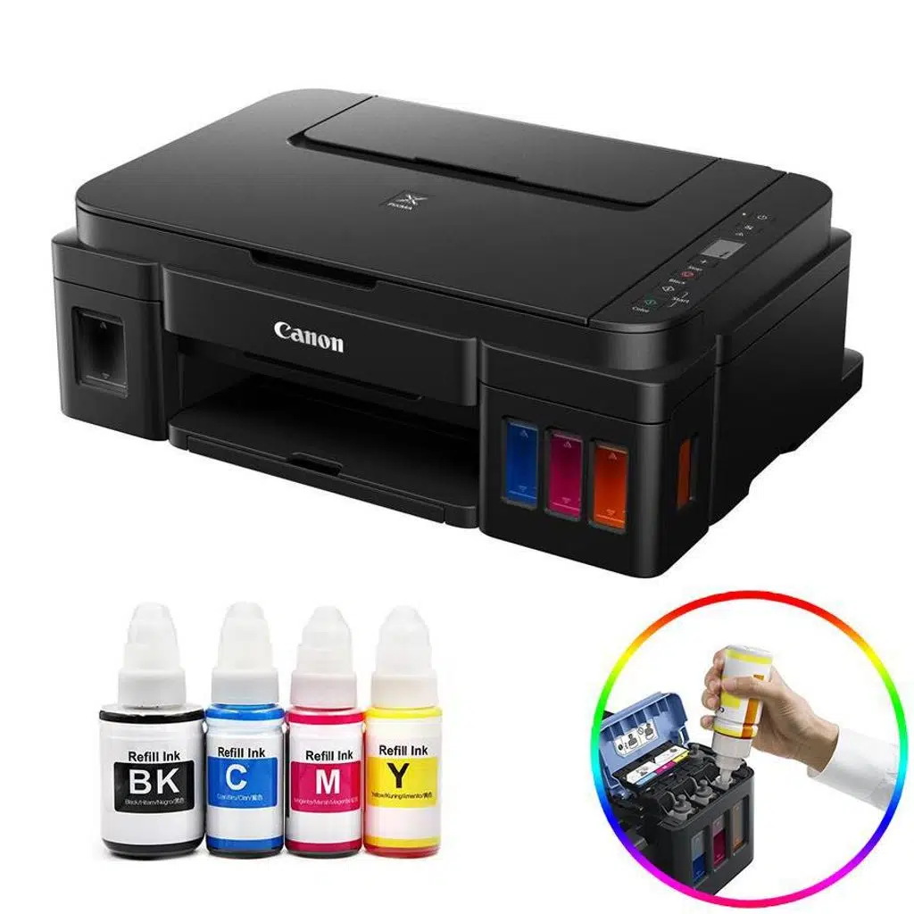 Canon Pixma G2410 Tanklı Muadil Mürekkepli Çok Fonksiyonlu Yazıcı