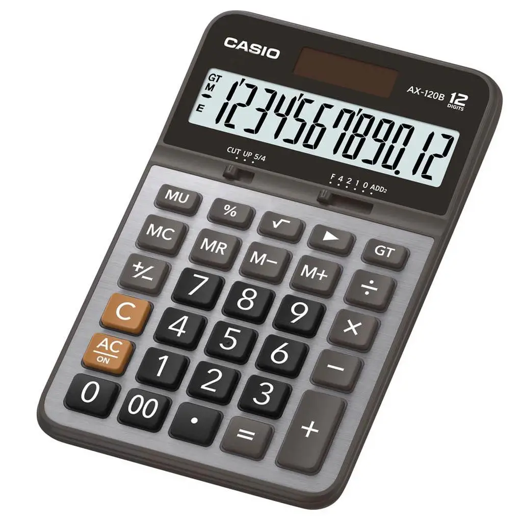 Casio AX-120B 12 Hane Masa Üstü Hesap Makinesi