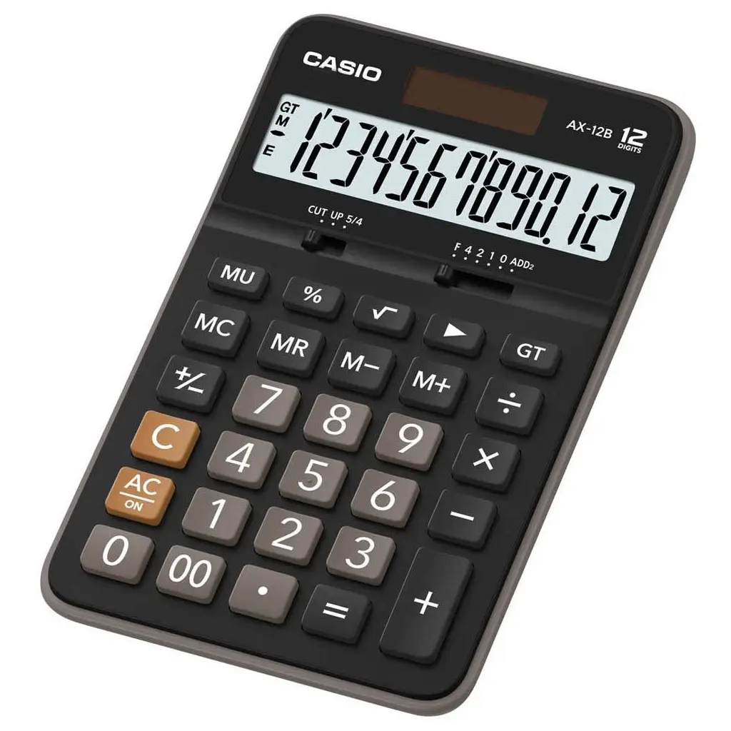 Casio AX-12B 12 Hane Masa Üstü Hesap Makinesi