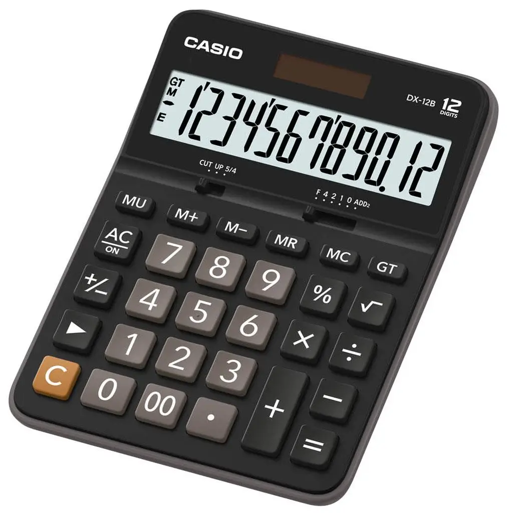 Casio DX-12B 12 Hane Masa Üstü Hesap Makinesi