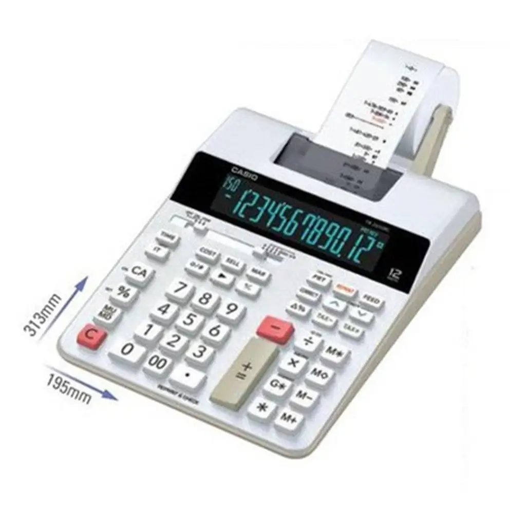 Casio FR-2650RC 12 Hane Şeritli Hesap Makinesi