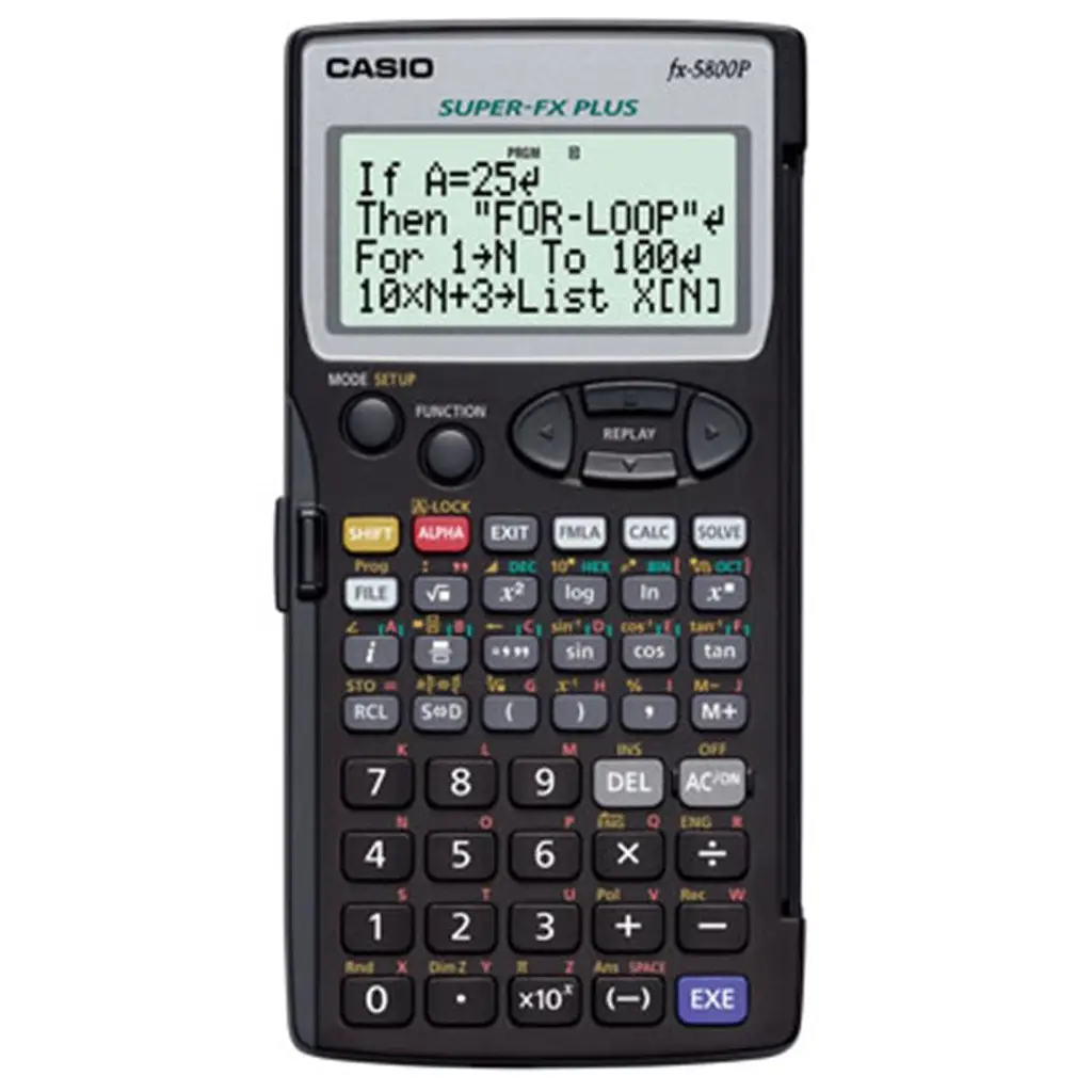 Casio FX-5800P Programlanabilir Bilimsel Fonksiyonlu Hesap Makinesi