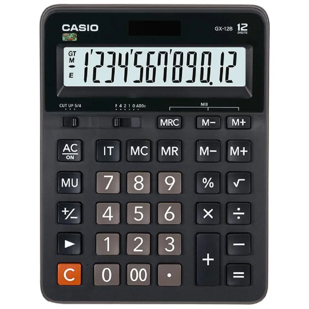 Casio GX-12B 12 Hane Masa Üstü Hesap Makinesi