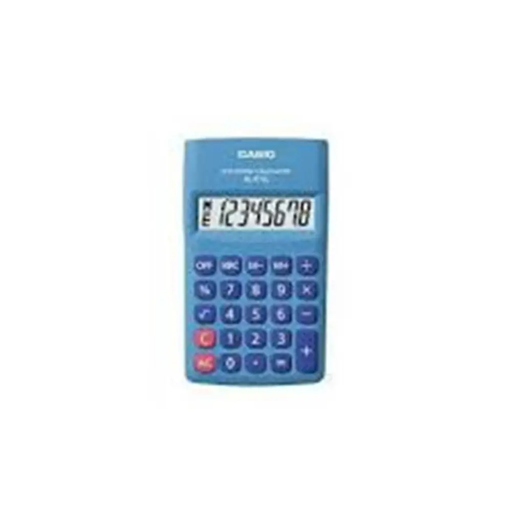 Casio HL-815L-BU 8 Hane Mavi Cep Tipi Hesap Makinesi