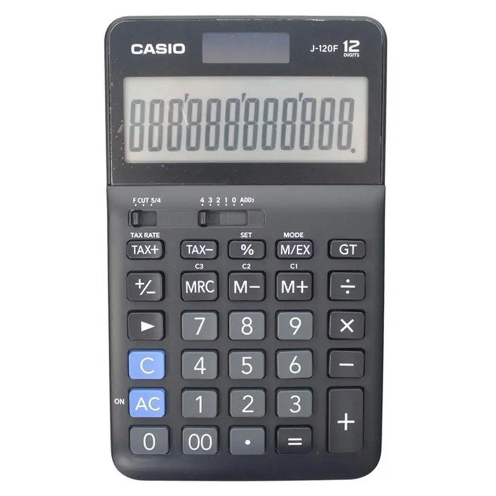 Casio J-120F 12 Hane Masa Üstü Hesap Makinesi