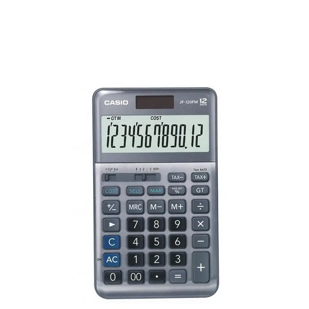 Casio JF-120FM 12 Hane Masa Üstü Hesap Makinesi