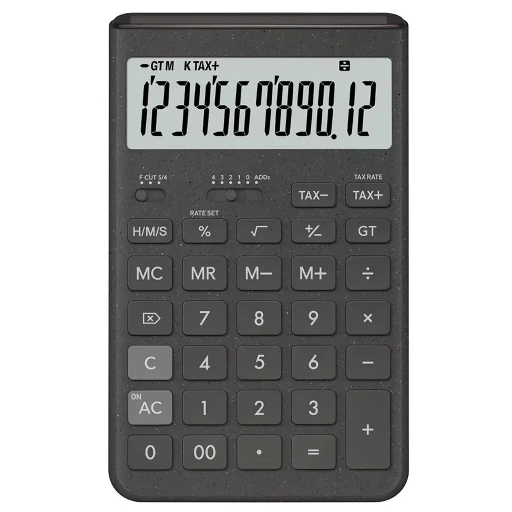 Casio JT-200T-GY 12 Hane Gri Masa Üstü Hesap Makinesi