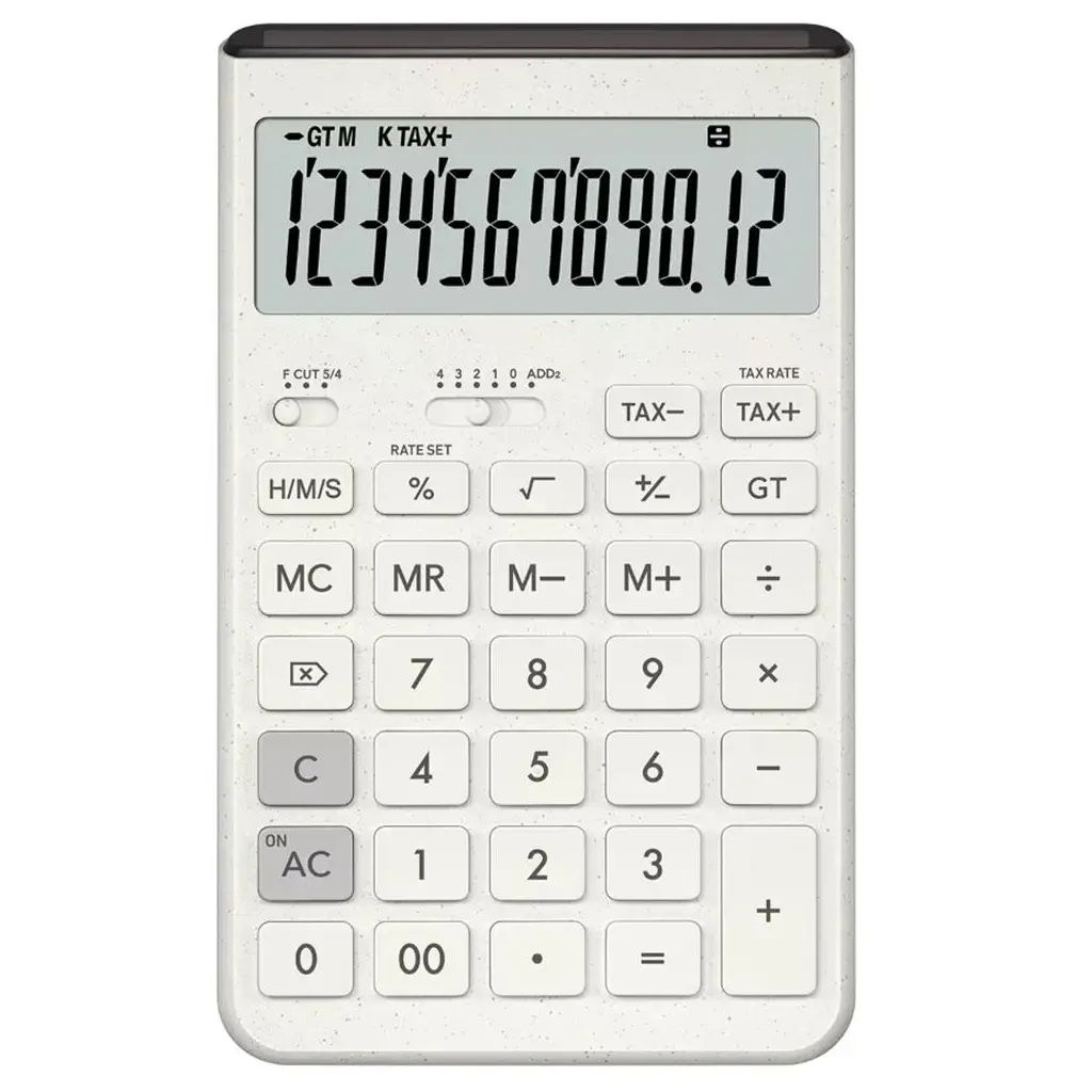 Casio JT-200T-WE 12 Hane Beyaz Masa Üstü Hesap Makinesi