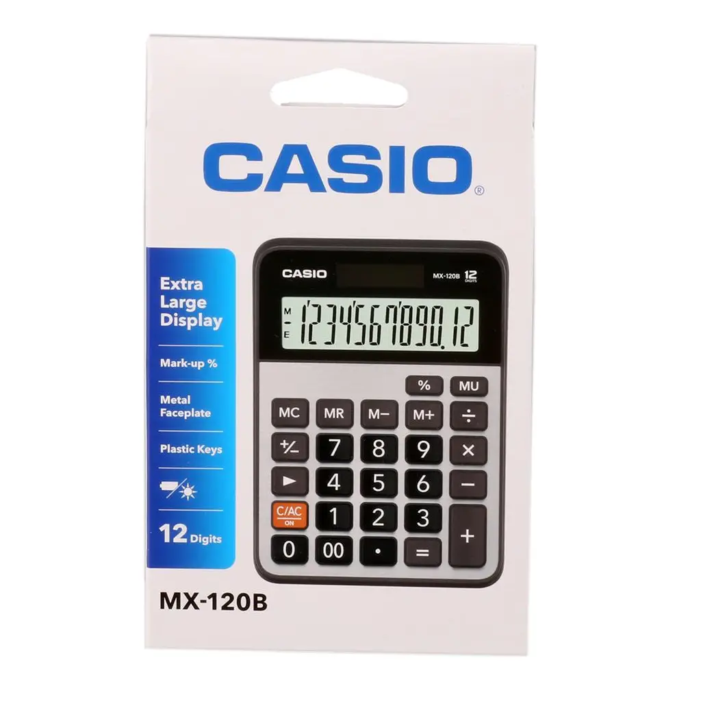 Casio MX-120B 12 Hane Masa Üstü Hesap Makinesi