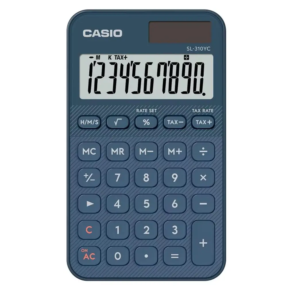 Casio SL-310UC-NY Cep Tipi 10 Hane Lacivert Hesap Makinesi