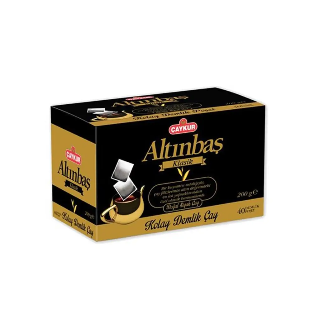 Çaykur Altınbaş 200gr 40adet Demlik Süzen Poşet Çay